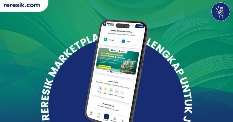 Aplikasi jual sampah online satuan dan kiloan - Reresik Marketplace