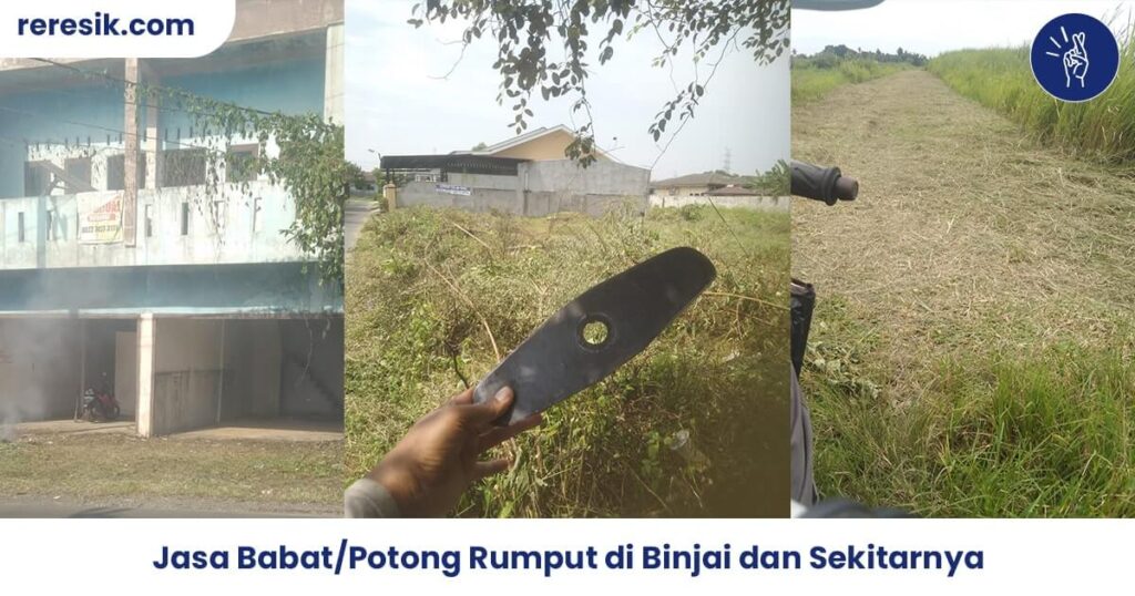 Jasa babat rumput Binjai