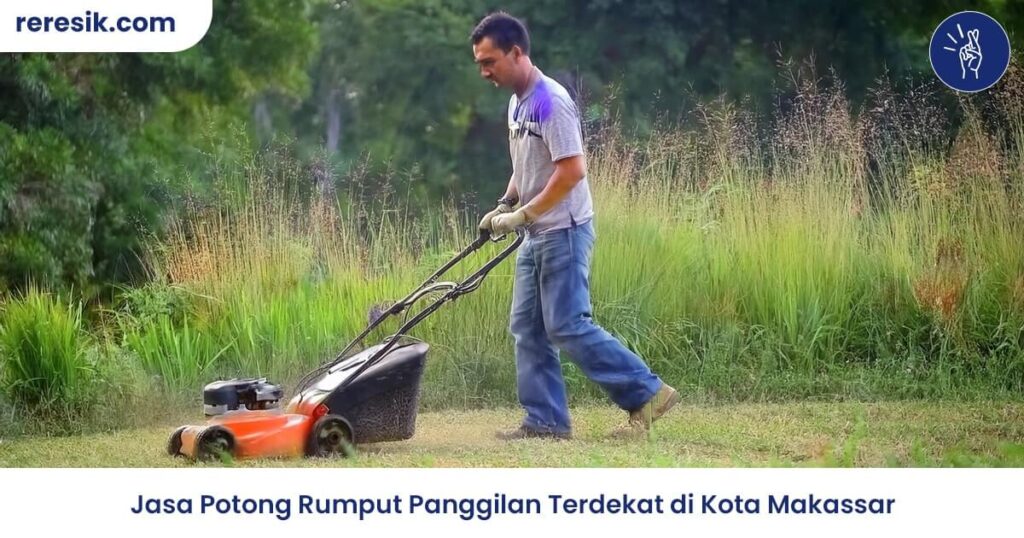 Jasa tukang potong rumput Makassar